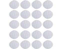 Inleggers van katoen, wasbaar, ademend, lekvrij, voor moeders die borstvoeding geven, zacht, 10 x 10 cm, herbruikbaar, 16 stuks