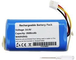 Vacuum Cleaner Batterie Compatible avec CECOTEC ICR18650-14 Robot aspirateurs, Robots domestiques ménagers 14.4V 2600mAh
