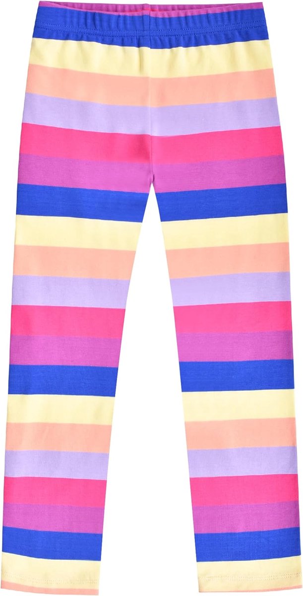 Leggings Katoen Zacht Gestreept Elastisch Elke dag Veelkleurig 3-7 jaar