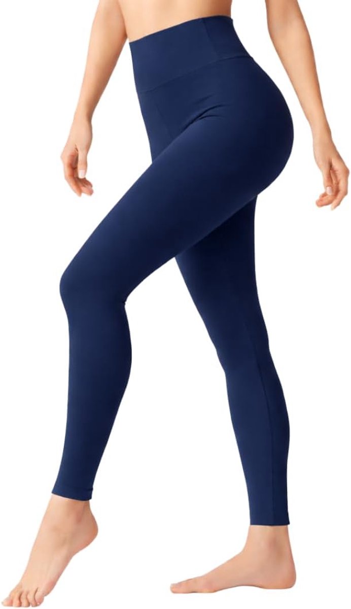 Legging Dames Hoge Taille – Zachte en Rekbare Sportlegging voor Yoga, Fitness en Dagelijks Gebruik