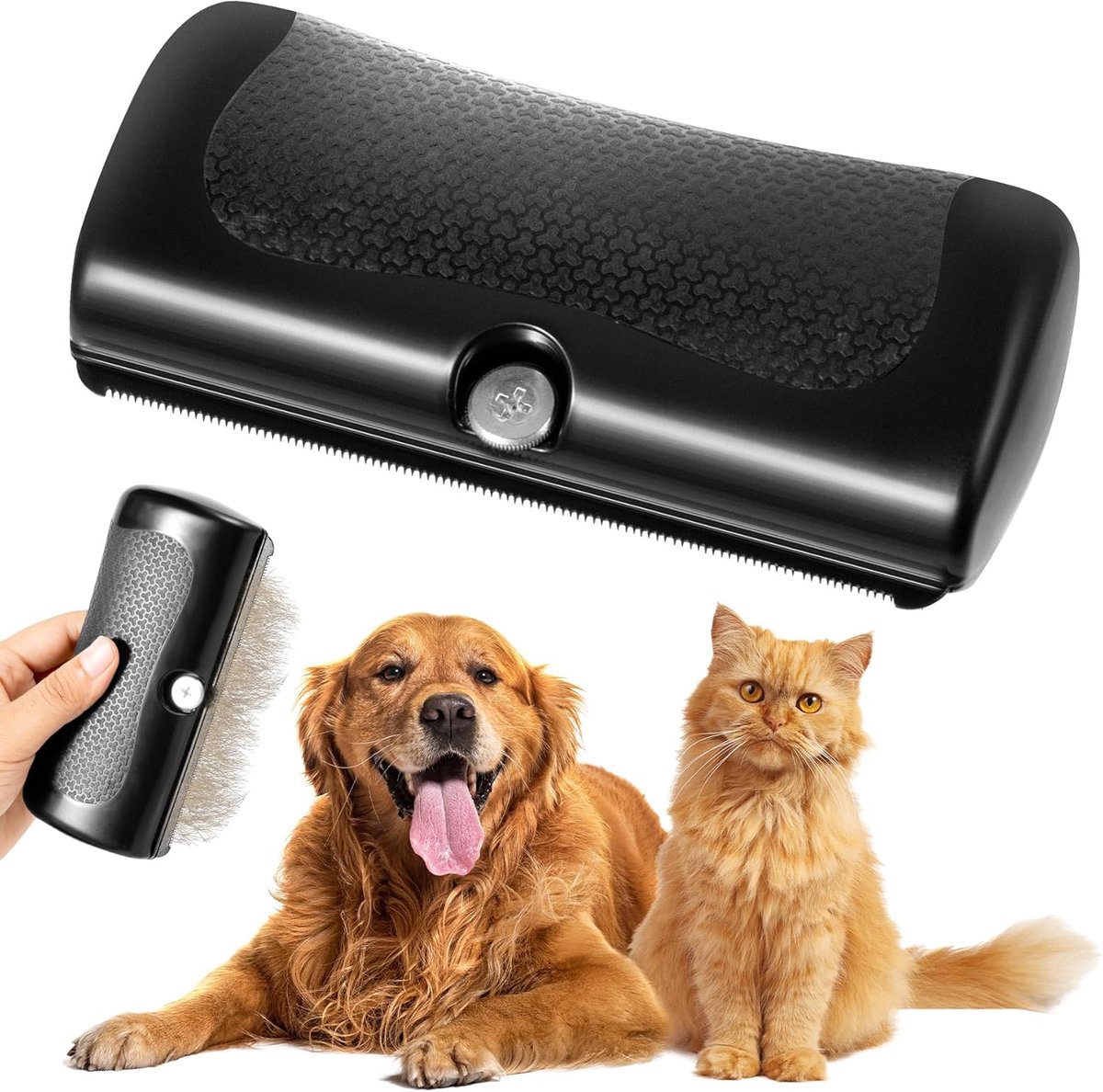 Borstel hond, poomify huisdierverzorgingsborstel, ontharingsborstel, hondenborstel voor honden, ontharingskam voor huisdieren, verzorgingskam voor kat en hond