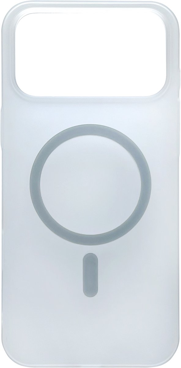 Casemania Hoesje Geschikt voor Apple iPhone 18 Pro Max - Grijs - Frosted Matte Hardcase Geschikt voor MagSafe - Slim Fit Anti-Fingerprint Back Cover - Draadloos Oplaadbare Telefoonhoesje