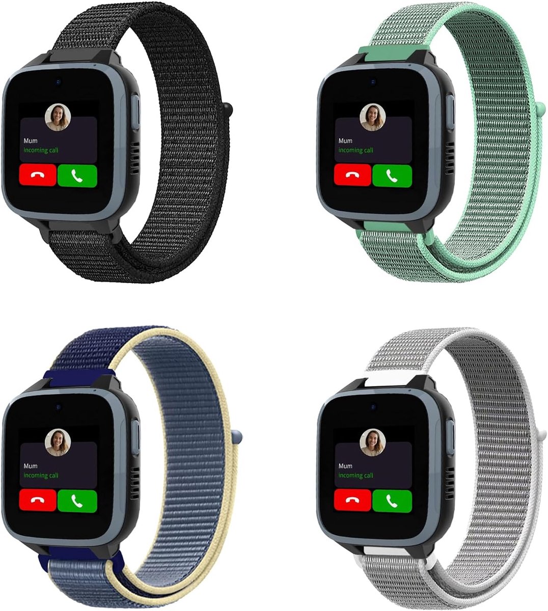 Nylon Band voor XPLORA X5 / XGO2/XGO3, XPLORA Kids Smartwatch Meisjes Jongens Vervangingsbanden voor Xplora X5 Play/XGO2/XGO3