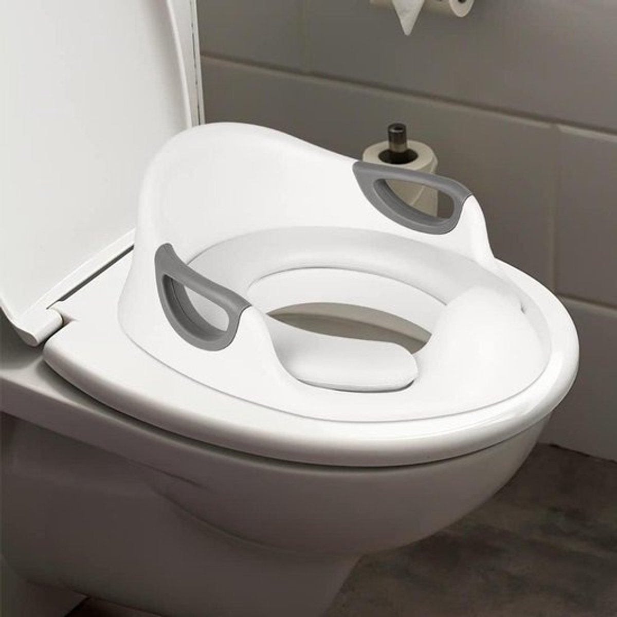 Toiletverkleiner - Kinder toiletring Potje - Zindelijkheidstraining - Antislip en comfortabel - Universeel - Wit