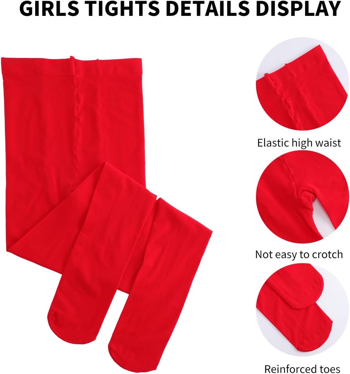 4 paar 40 denier panty meisjes fluwelen kinderpanty elastische balletpanty