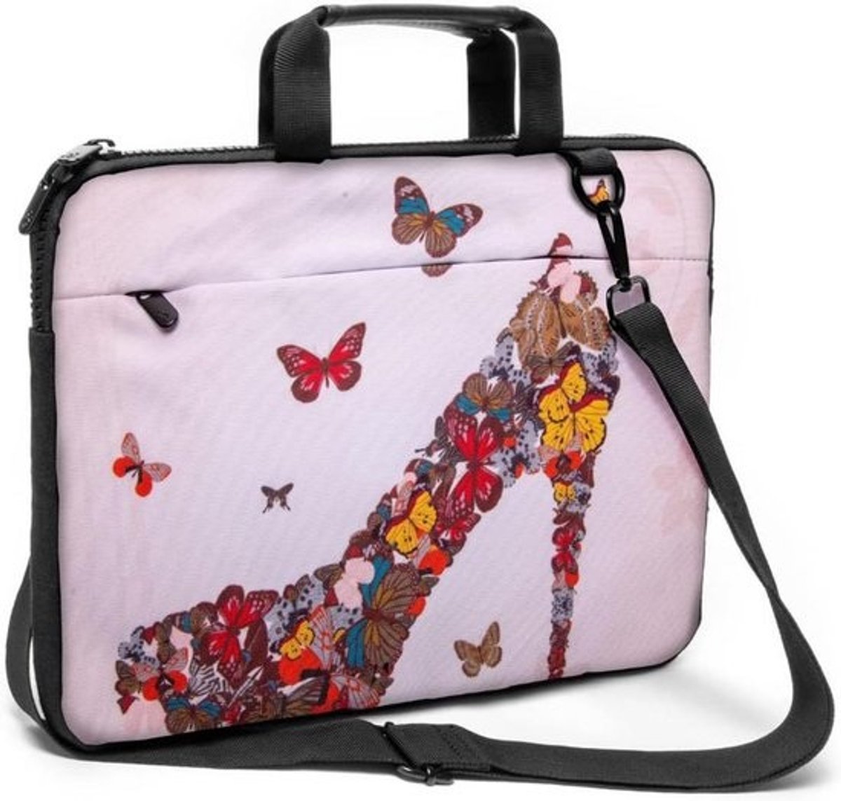Notebooktas Canvas - Laptoptas Stevig - Bescherming Laptop - Waterafstotend - 47 x 34 x 3 cm - Multicolor