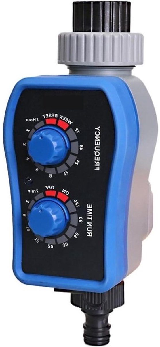 Automatische Tuin Timer - Water Tijdklok - Planten Verzorgen - Met Regensensor - 3/4 Inch Kraan - Blauw