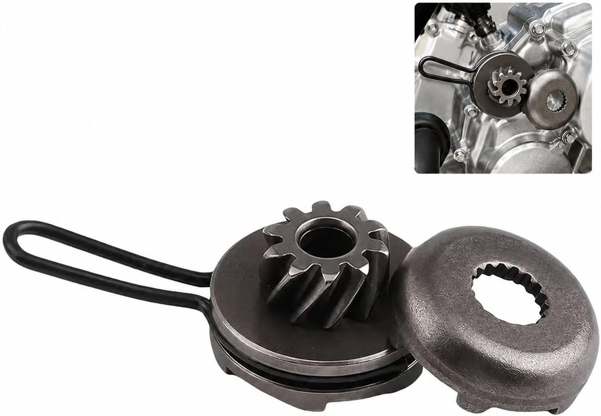 Kickstarter Tandwiel voor Scooter 50cc Motor, Starttandwiel in Staal voor 1E40QMB Motor, Vervangingsonderdeel Startsysteem