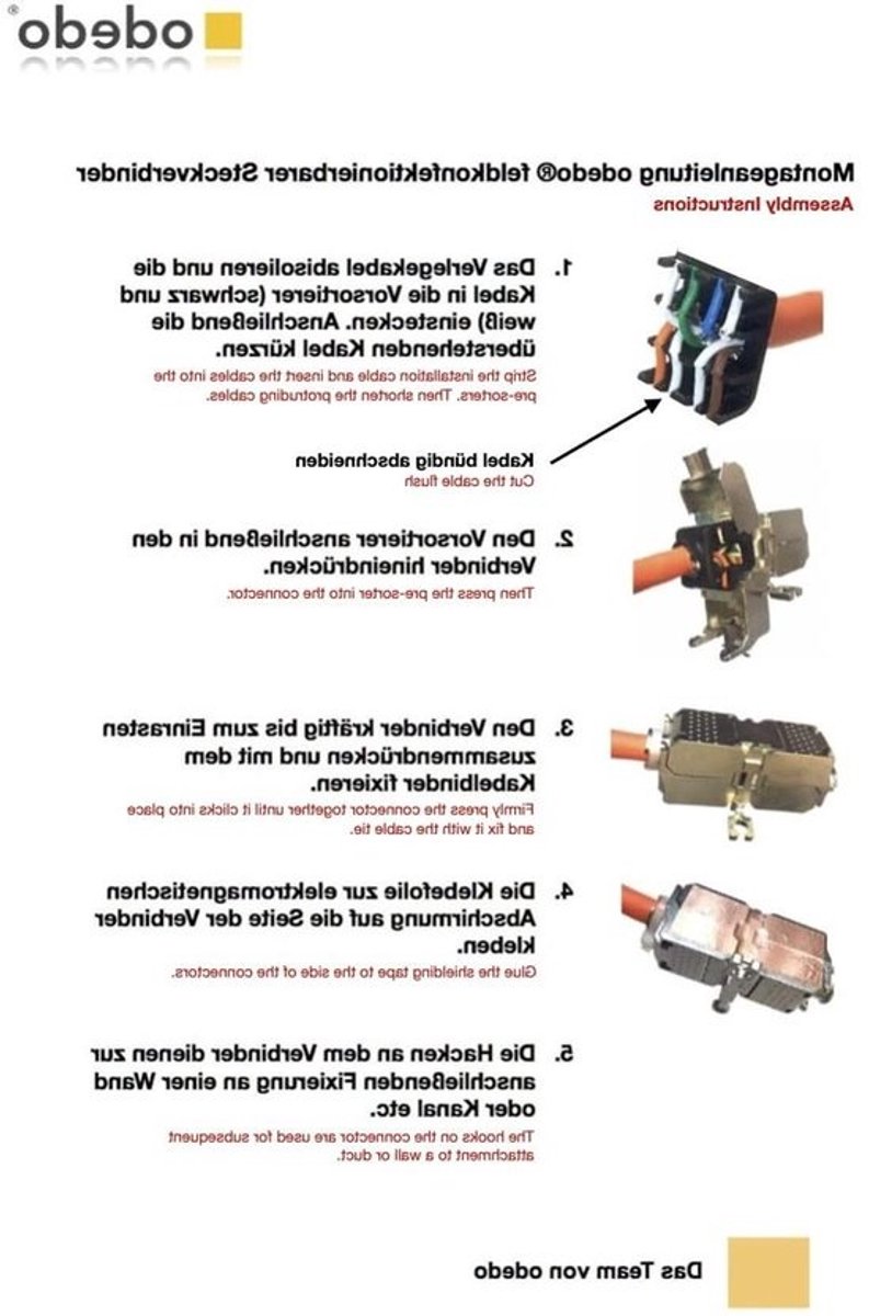 Netwerk Kabel Connector - Ethernet Module Patchkabel - Netwerk Installatie - Gereedschapsloze Montage - AWG 22-26 - Paars