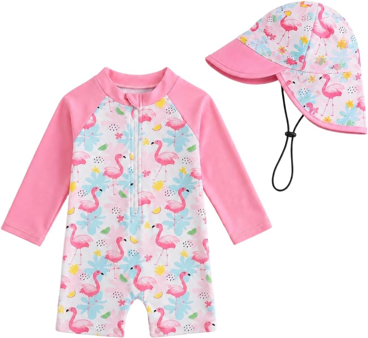 Badmode voor meisjes en jongens, UPF 50+, eendelig badpak voor peuters, 0-3 jaar, eendelig badpak voor babymeisjes, uv-bescherming, badmode voor strand en vakantie