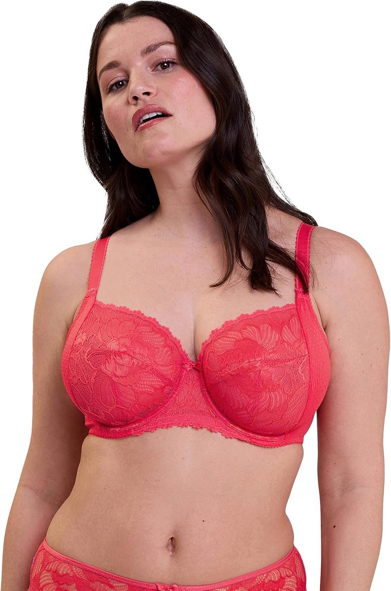 Complexe Dames Capucine Full Coverage Bra, Sharon Pink & Geranium, 85E