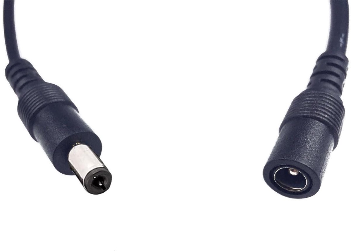 2 stuks 22 AWG DC verdelerkabel 5,5 mm x 2,1 mm 12 V splitter kabel 1 naar 3 DC stekker LED-strip connector CCTV camera aansluitkabel adapter voor LED strip en andere 5V-24V apparaten