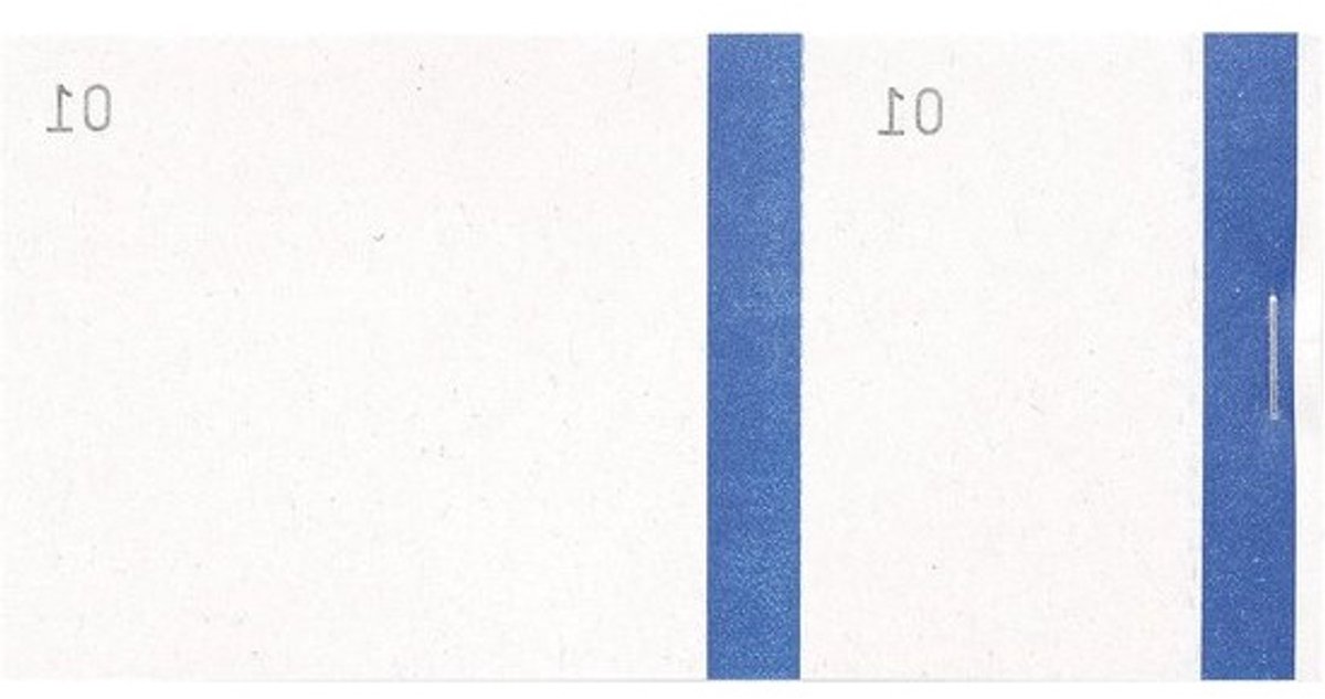 Verkoopblokken - Loterij tickets - Evenementen organiseren - Dubbele nummering - 50 blokken - Blauw