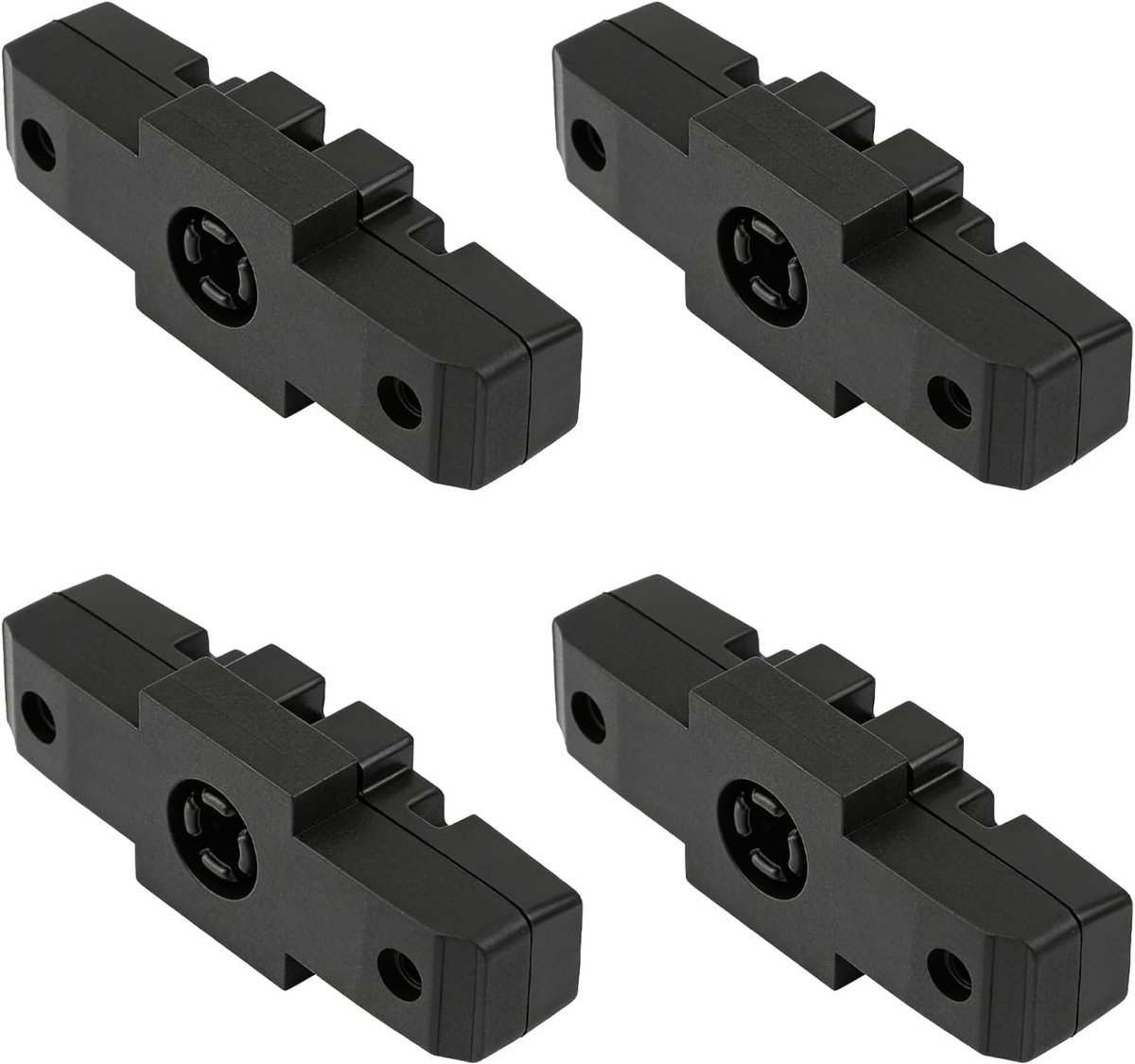 4 stuks remblokken voor Magura HS11/HS22/HS24/HS33, hydraulische velgrem, hoge remprestaties, 2 paar fietsremblokken, zwart, voor voor- en achterwiel