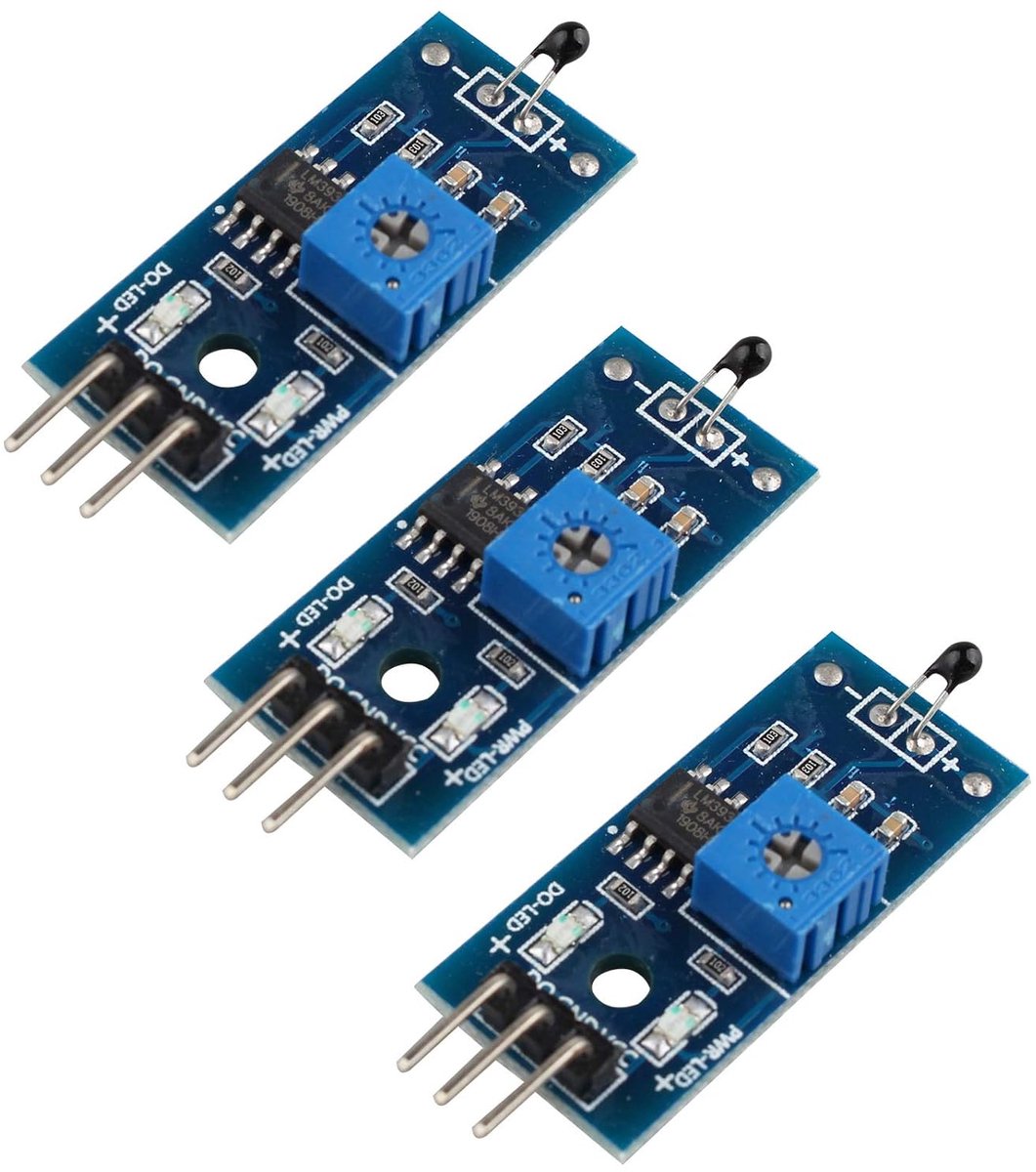 3 STKS Thermistor Temperatuur Sensor Module LM393 3.3V - 5V NTC Thermische Sensor 3 - Pin Module Temperatuur Sensor Module