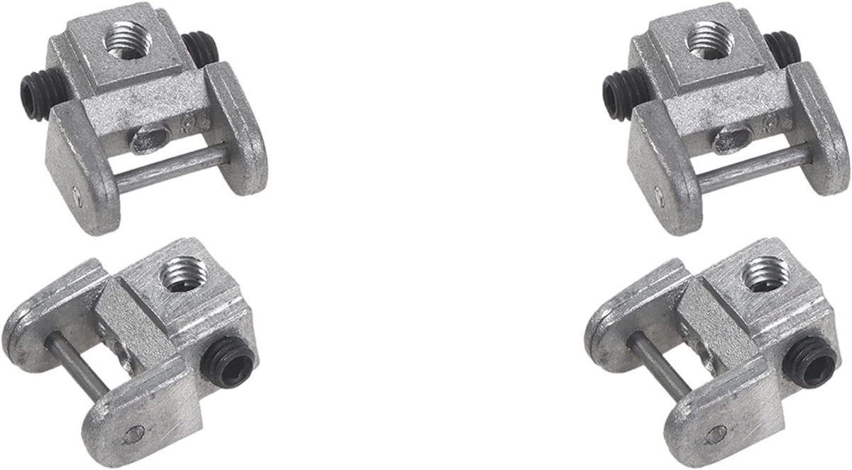 4-delige ombouwset voor decoupeerzaagbladhouder, adapter zonder pen, metalen houder voor boven- en onderste zaagbladen