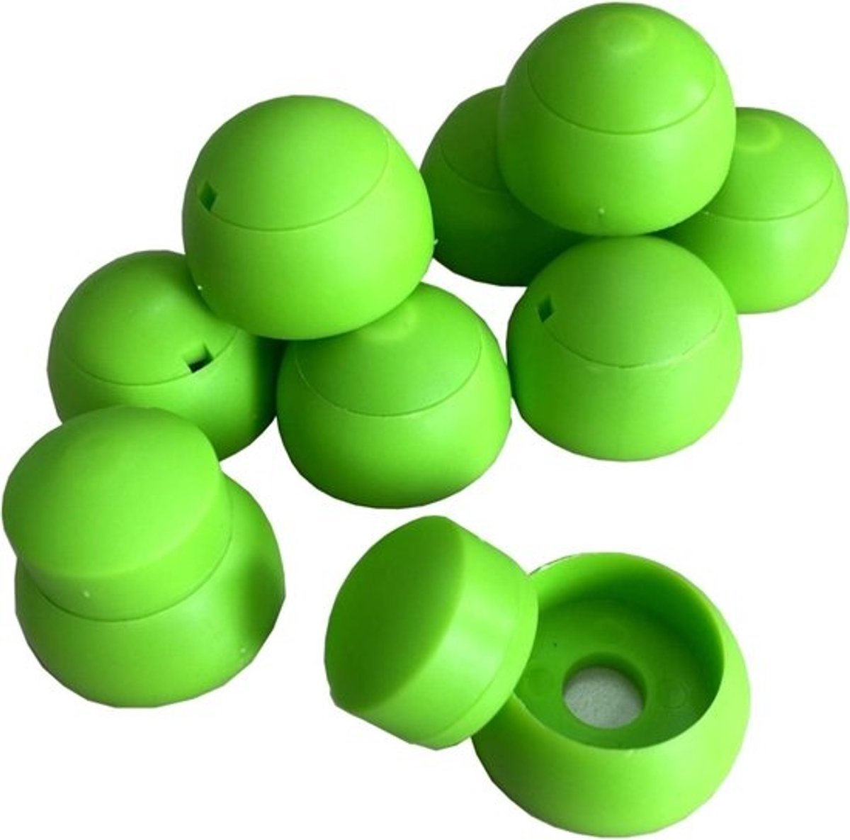 Afdekkapjes Set - Boutkapjes Doppen - Veilig Schommelen - Niet Afneembaar - 10 Stuks 8-10 mm - Appelgroen