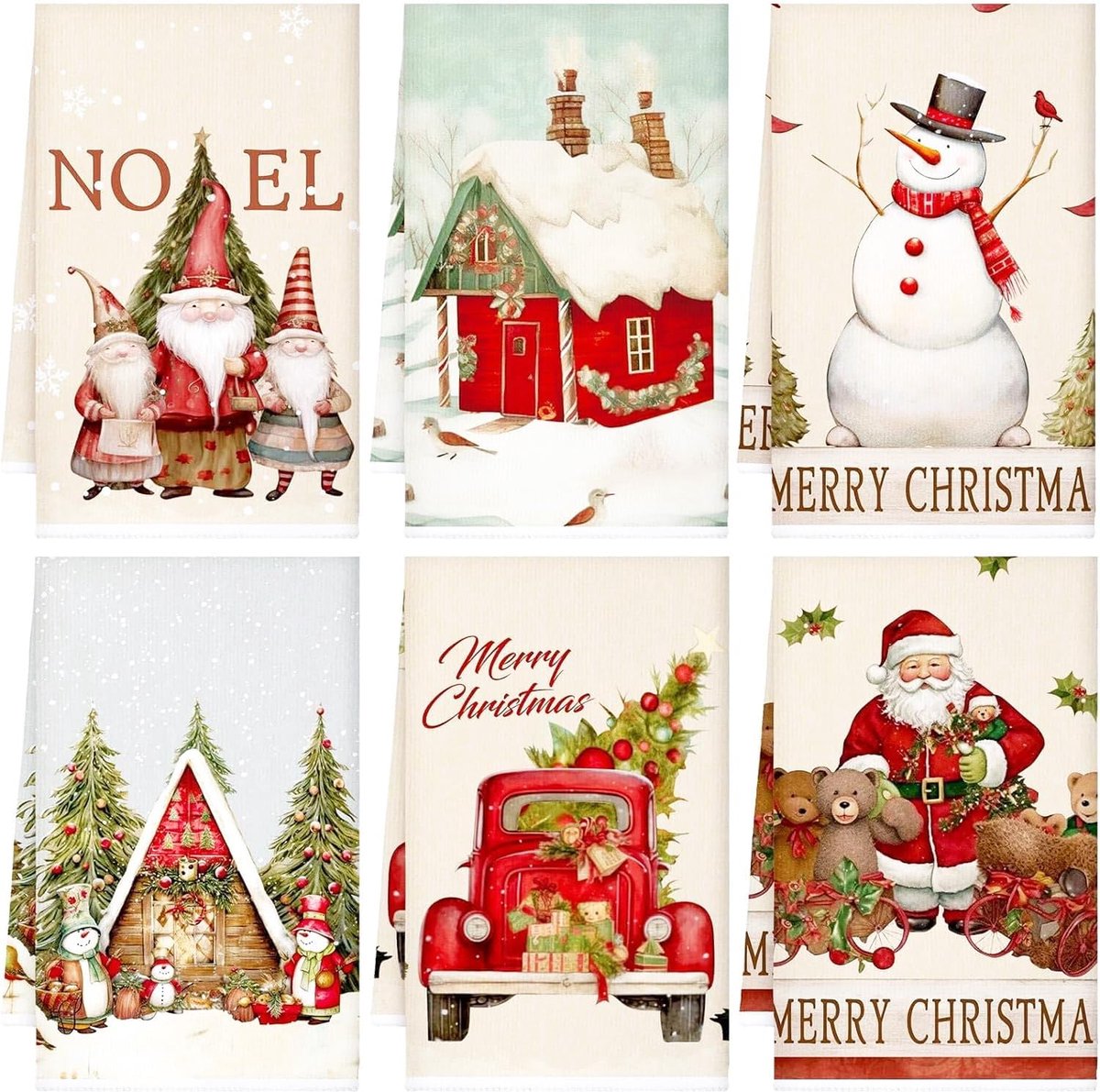 Theedoeken, tafeldecoratie, binnen, keukendoeken, theedoeken, keukenaccessoires, theedoek, droogdoeken, wonen, kersttafel