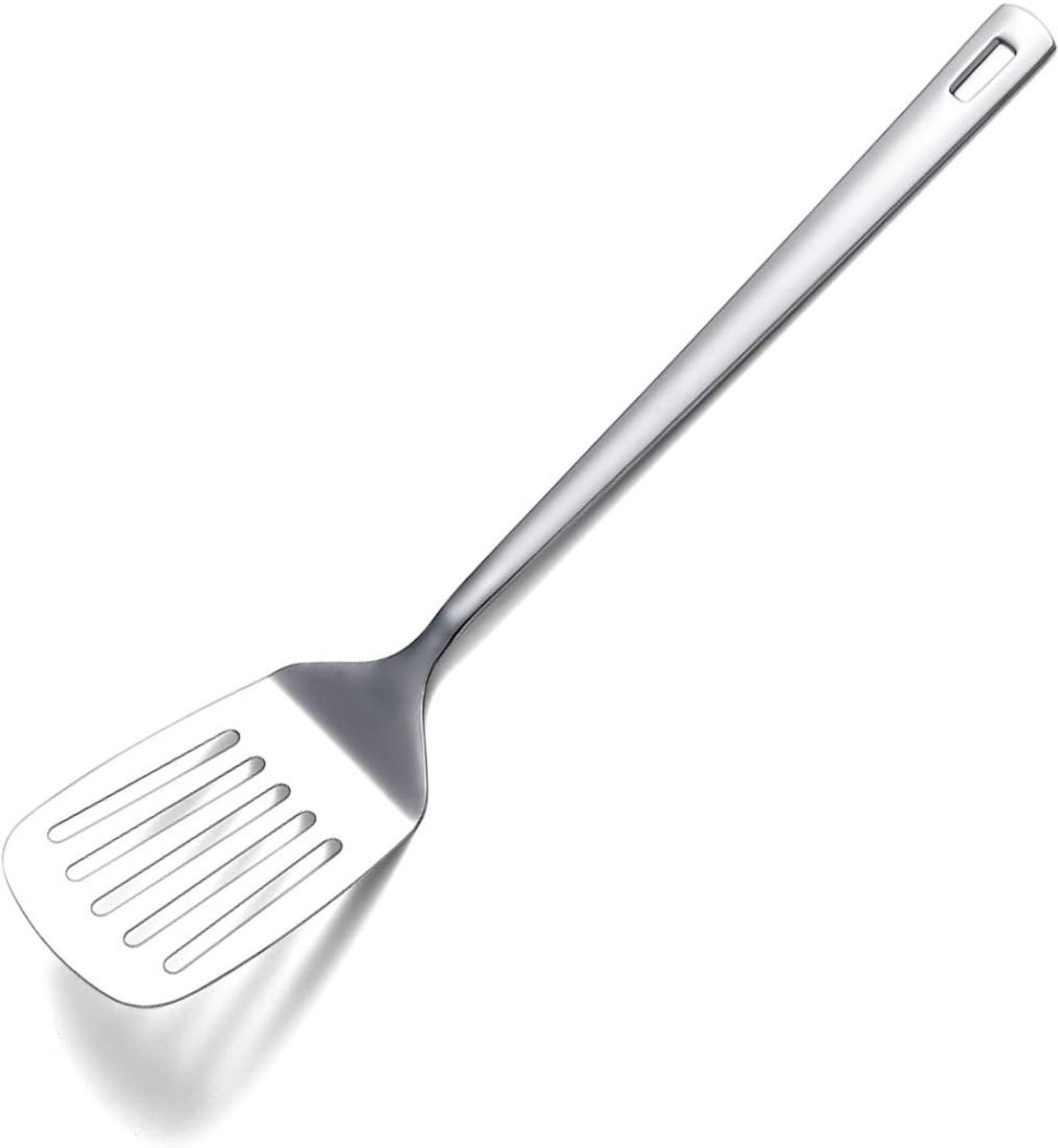 Spatels, Berglander Slotted Turner, Metalen Spatels Turner voor koken, Keuken Spatels Voor Nonstick Cookware, Barbecue Spatels, Vaatwasmachinebestendig, Gemakkelijk schoon te maken