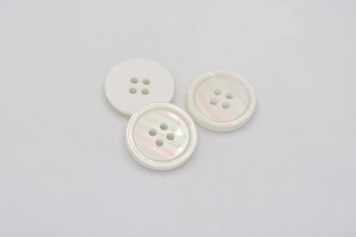 Knopen met 4 gaten van hars voor blazer overhemden kleding DIY accessoires
