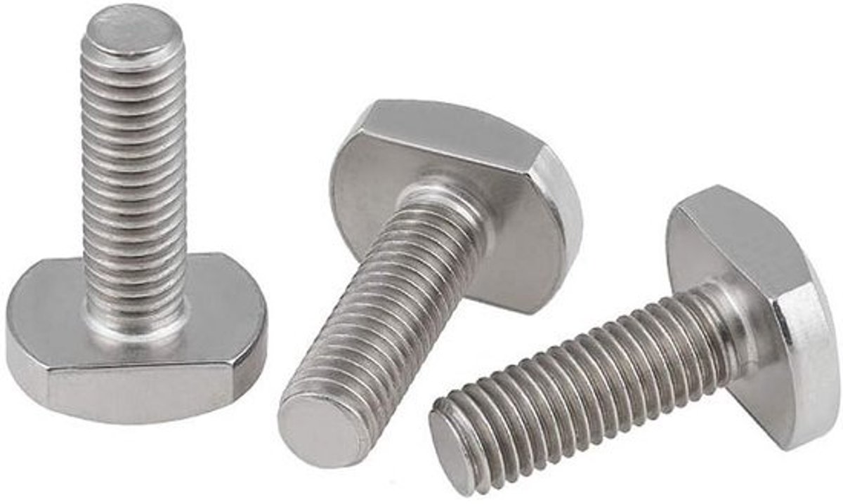 T-Bout Sleufbout M12x70mm Koolstofstaal Drop-in Stud voor Aluminium Profiel