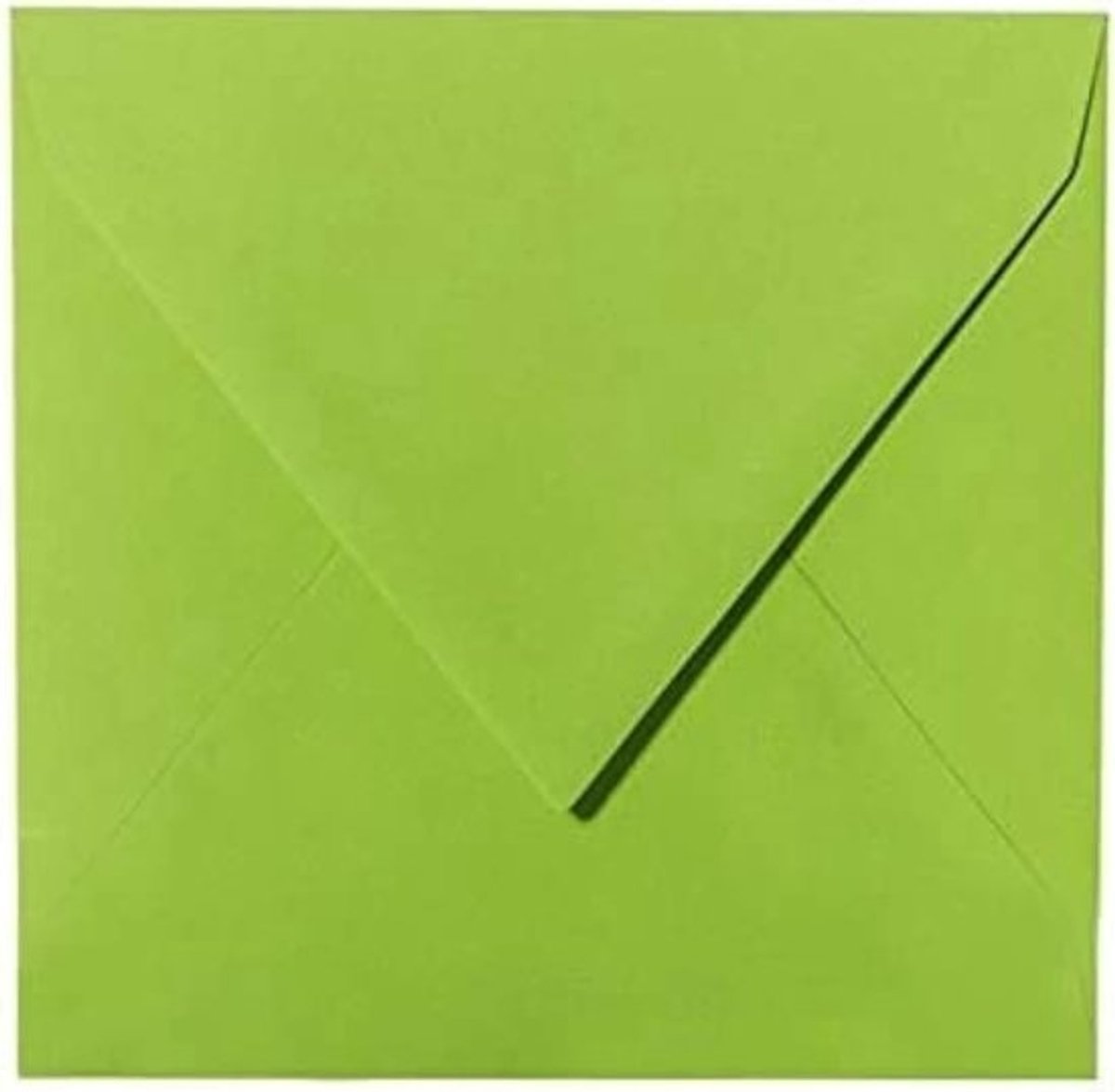 Enveloppen Vierkant - Briefpapier Groen - Uitnodigingen Versturen - Duitse Productie - 16 x 16 cm - Grasgroen