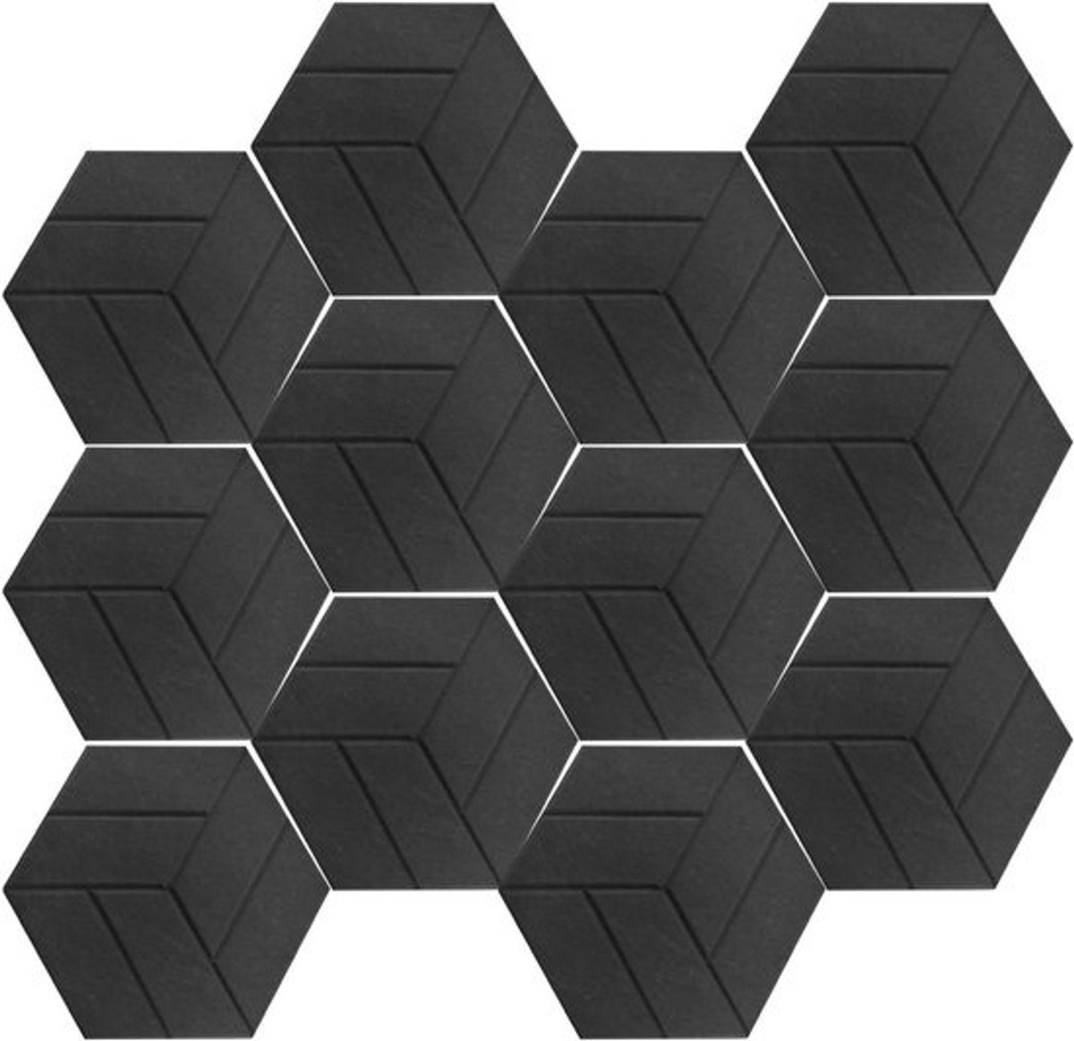 Geluidsabsorberende Panelen - Akoestische Platen - Geluidsisolatie Woning - Hoge Dichtheid Schuim - 30x25 cm - Grijs