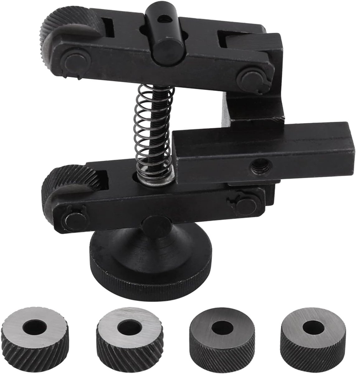 Knurler Tool Holder Spring Loaded Holder Linear Knurl Tool Draaibank Verstelbare Schacht met Wiel voor Draaibank industriële gereedschappen