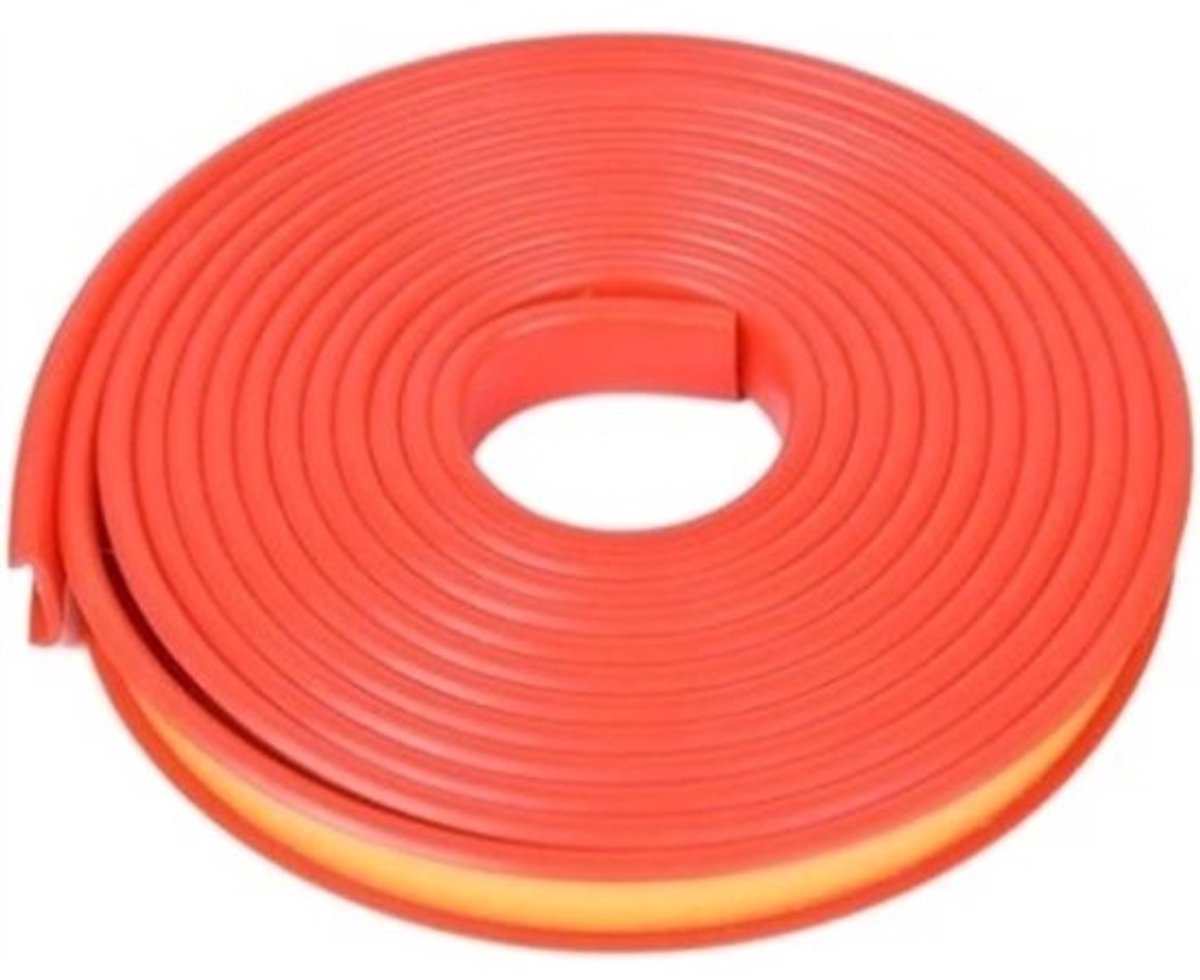 Meubelrand Afwerking - Randbescherming Strip - Meubels Repareren - Zelfklevend PVC - 9 mm - Rood