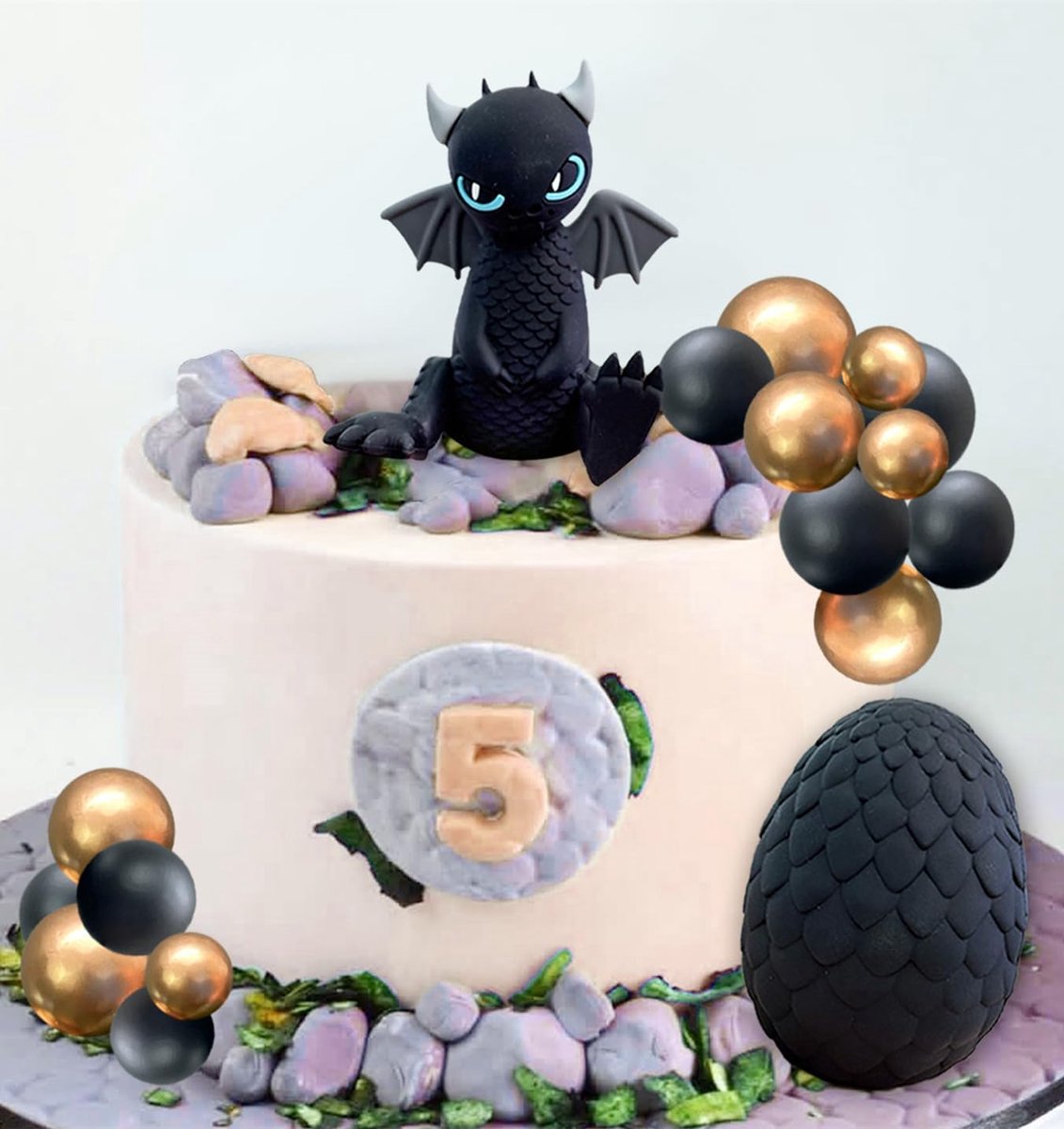 Dragon taartdecoratie drakenfiguren voor verjaardagsdecoratie