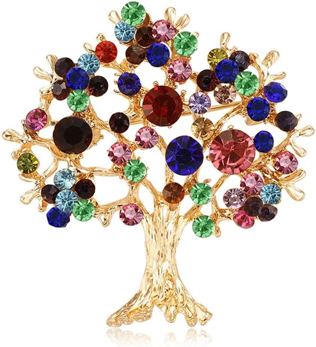 broche voor vrouwen, parel bloem creatieve broche kubieke zirkonia strass broches pinnen mode kristal kleding accessoires, sieraden geschenken voor dames meisjes, Gelegeerd staal,