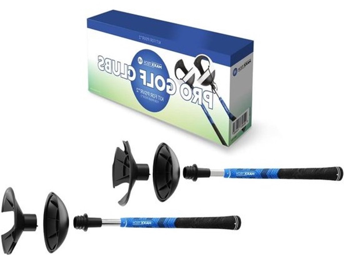 Golf Clubs Kit - VR Accessoires - Virtuele Sport - Acryl Materiaal - 10x5x1.3 cm - Zwart