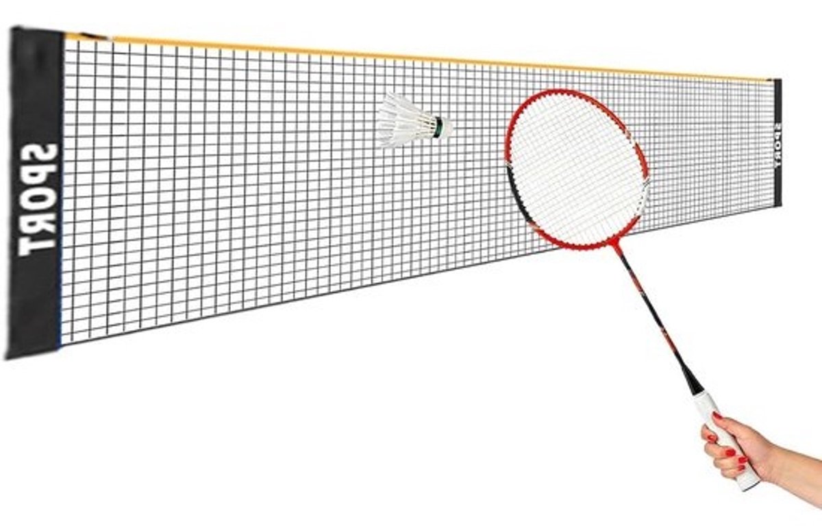 Draagbaar Volleybalnet - Tennisnet Tuinspel - Buiten Sporten - In Hoogte Verstelbaar - 41 meter - Blauw