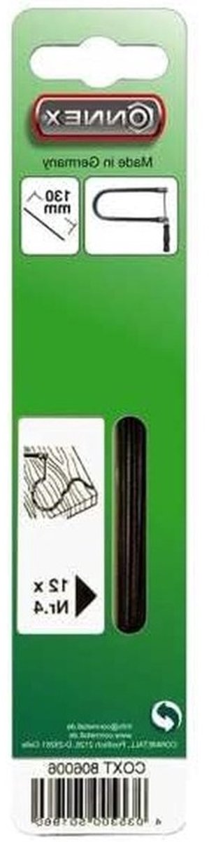 Decoupeerzaagbladen Set - Zaagbladen Hout - Precisie Zagen - 130mm Bladlengte - 12 Delig - Groen