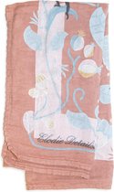 Elodie Bamboe Hydrofiele doek Faded Rose Bells  80 x 80 cm