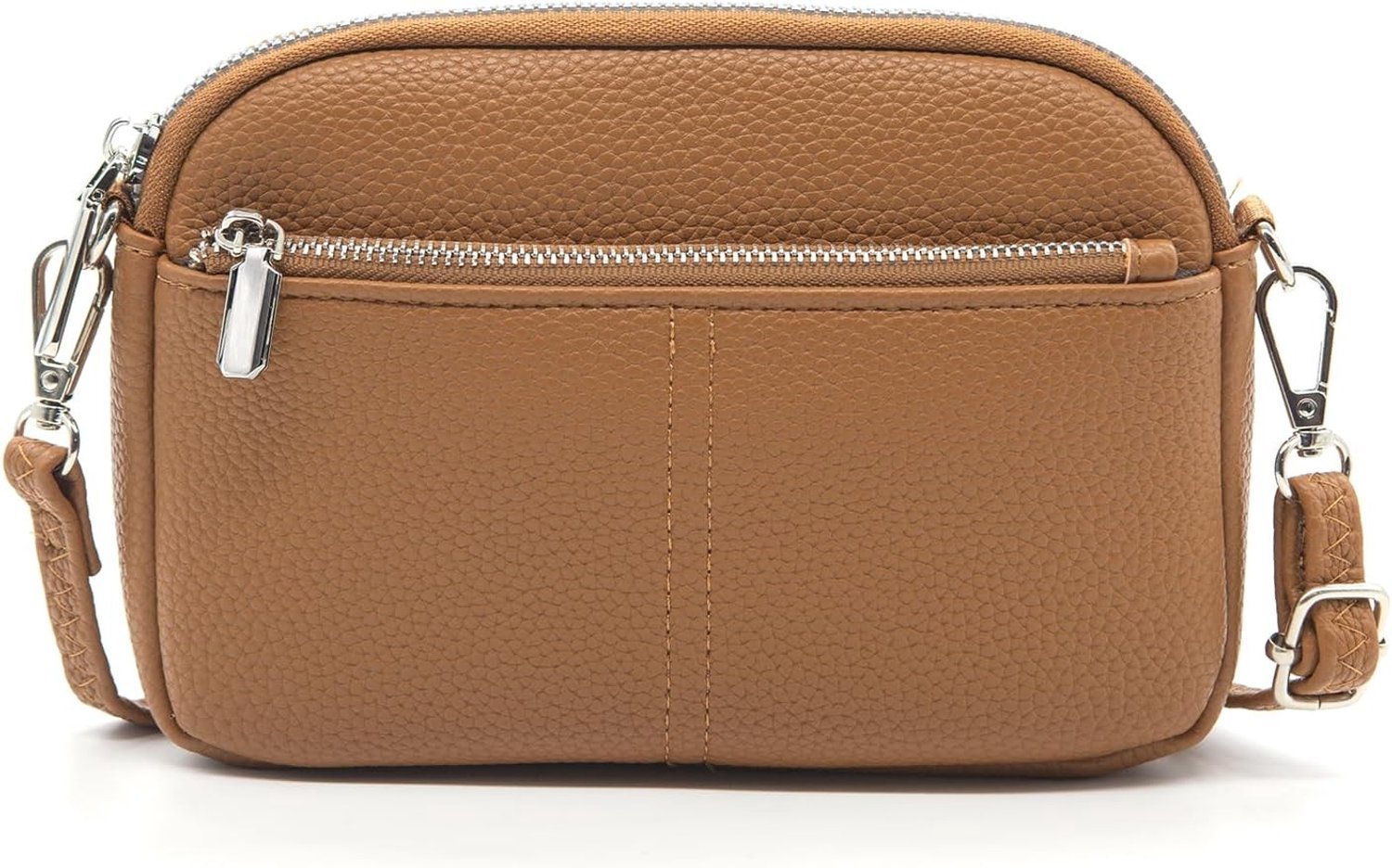 Stijlvolle Dames Crossbody Tas van Leer - Vegan Schoudertas met Verstelbare Band voor Reizen, Winkelen en Dagelijks Gebruik