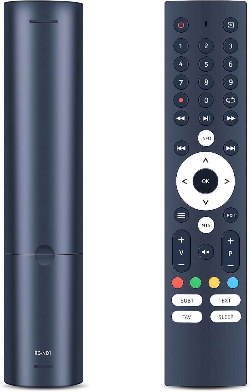 Afstandsbediening voor Smart Tech TV LED 4K - Vervangend - Geen programmering nodig - Eenvoudig in gebruik - ShopVlot