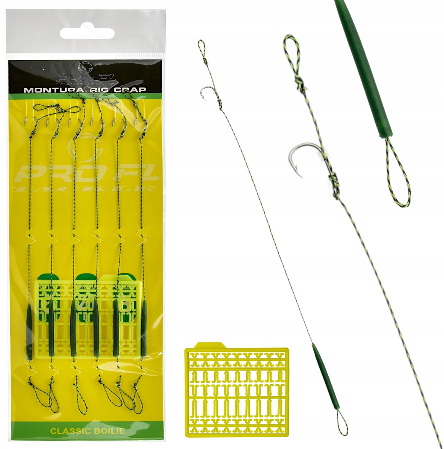 Kant-en-klare Karpers Onderlijnen met Hair Rig - Set van 6 stuks