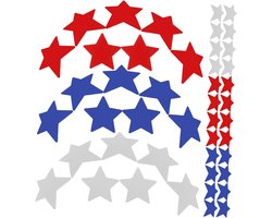 Stervormige Papieren Decoraties Delicate Star Paper Cutouts Voor Schoolklas Bulletin Board Stevig Materiaal Creatief Feestdecoratie Accessoire Kleuren Mix