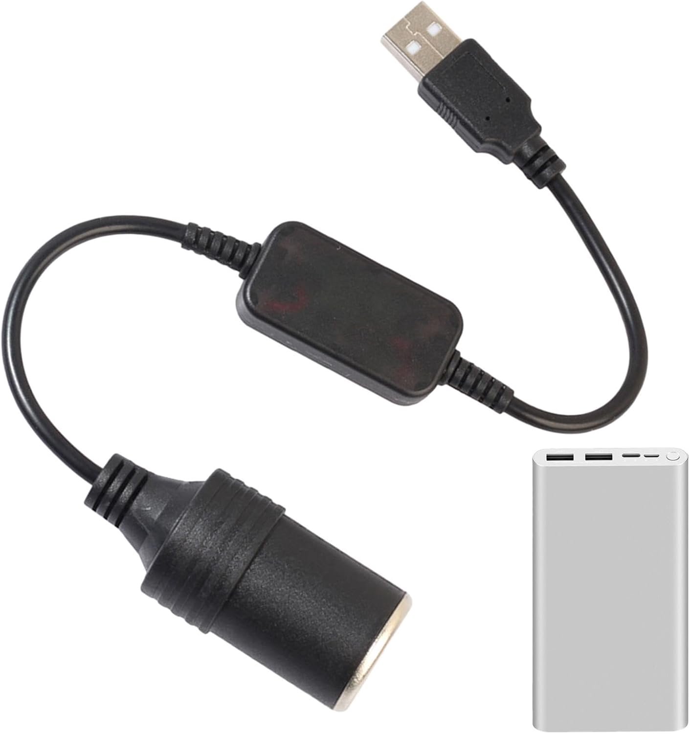USB-stekker naar sigarettenaansteker, converter USB-stekker naar