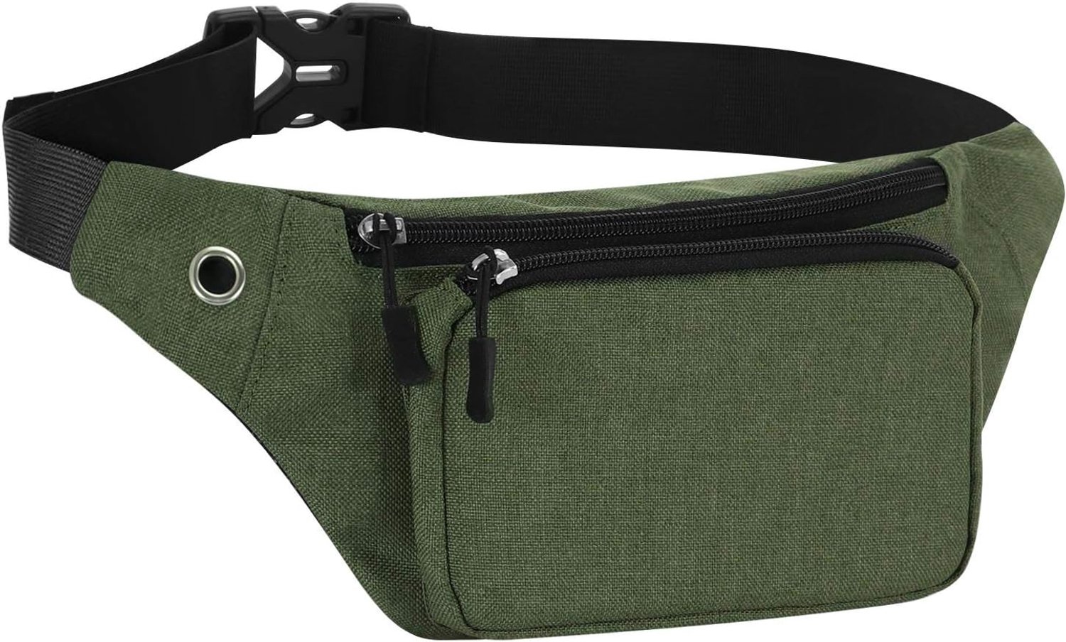 Heuptas, sporttas, reistas, hardlooptas, uniseks, licht, meerkleurig, boodschappentas met verstelbare riem en hoofdtelefoonaansluiting, voor heren en dames, sport, wandelen, joggen, fietsen