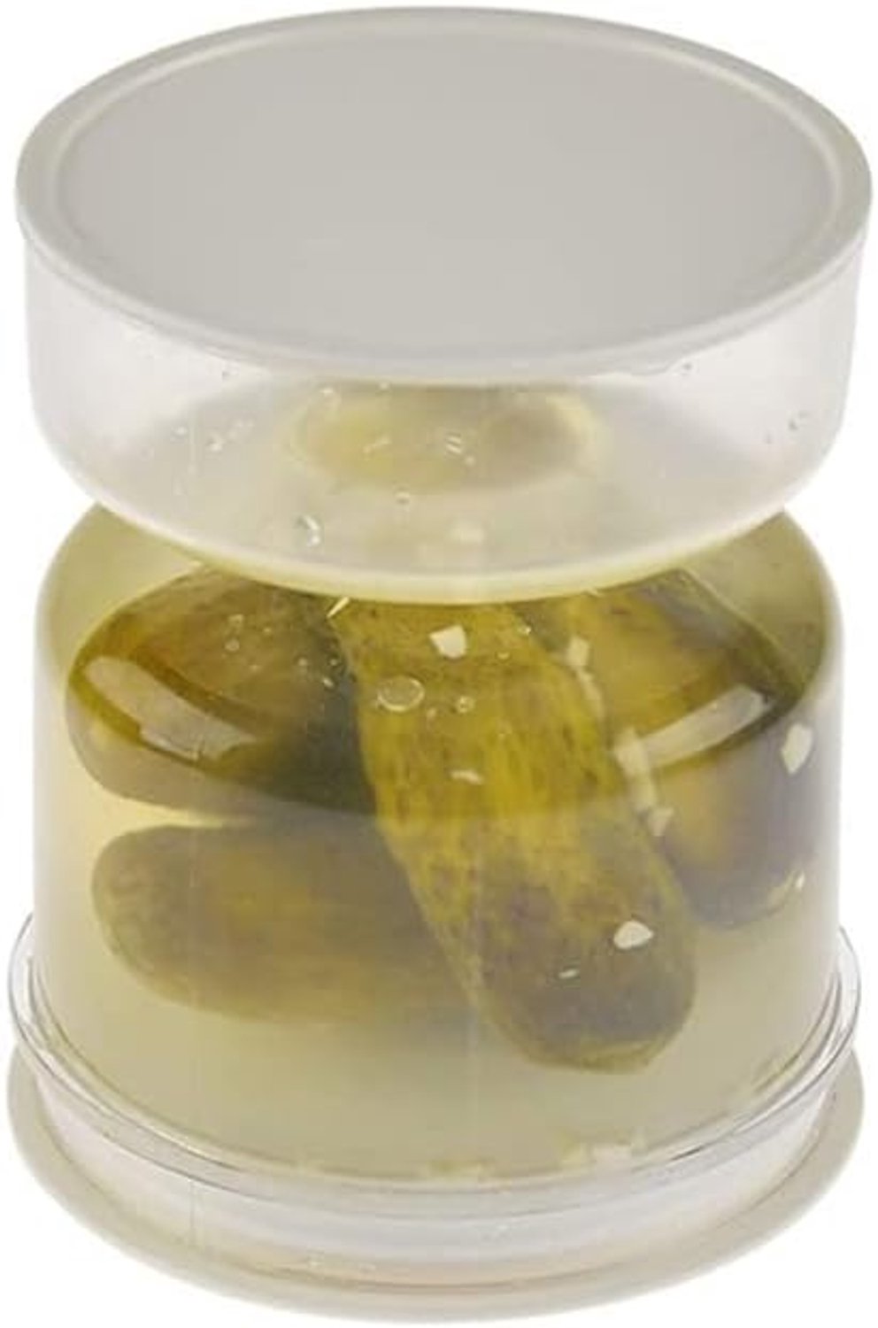 Pickles Jar, Jam Potten met Deksels, Inmaakpotten Droog en Natte Dispenser Augurken Olijven Zandloper Jar Container voor Thuis Keuken Maken Voedsel Separator