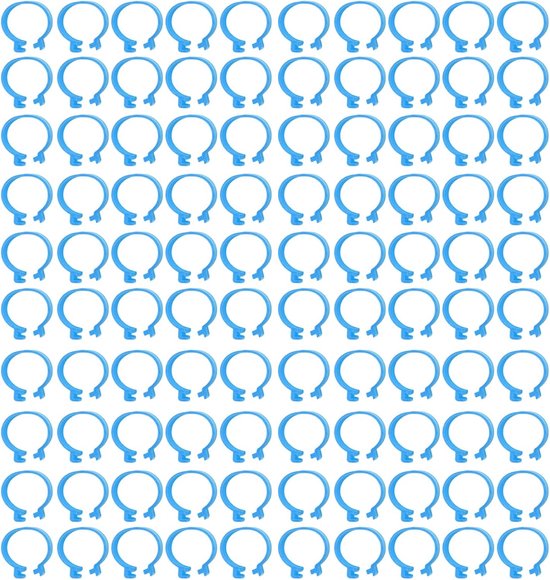 100 Stuks Gevogelte Voet Vogel Eend Identificatie Been Ba Open Type le Enkel S e 25mm, Tuin Ding Gevogelte Ding Lagen (16 mm) — afbeelding 2