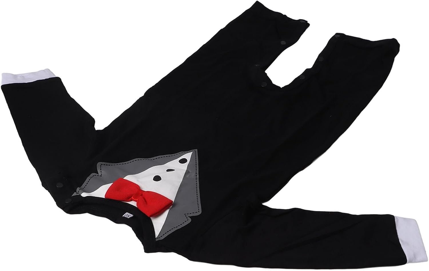 Aqxreight Newborn Tuxedo Onesie met Bow Tie, Zachte Katoen for Babies