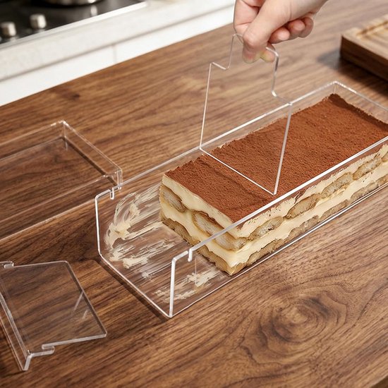 Food Grade Acryl Cake Box, Herbruikbare Mousse Mold & Pastry Case — afbeelding 2