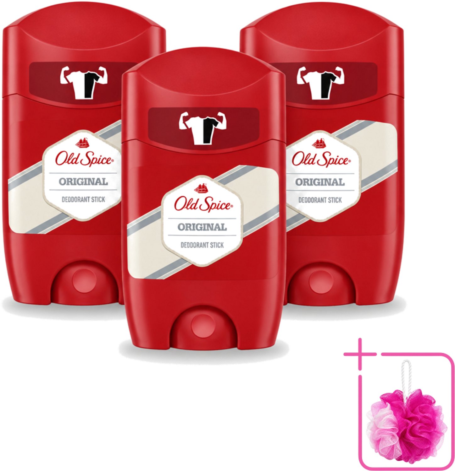 3 x Old Spice - Original - High Endurance - Deodorantstick - Langdurige Frisheid - 50 g - Bulkverpakking - Deodorantstick - Langdurige frisheid