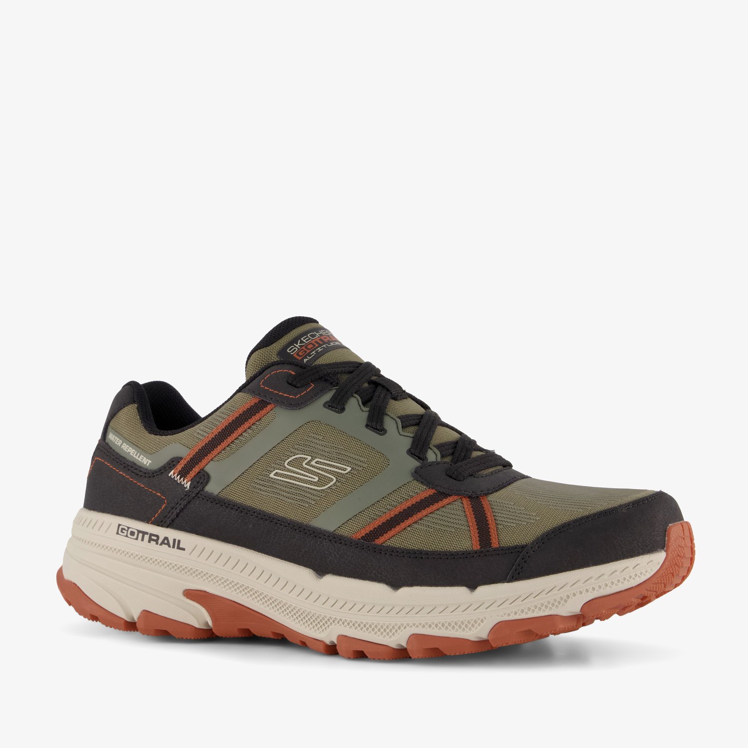 Skechers GO RUN Trail Altitude 2.0 heren wandelschoenen – Uitneembare zool Groen