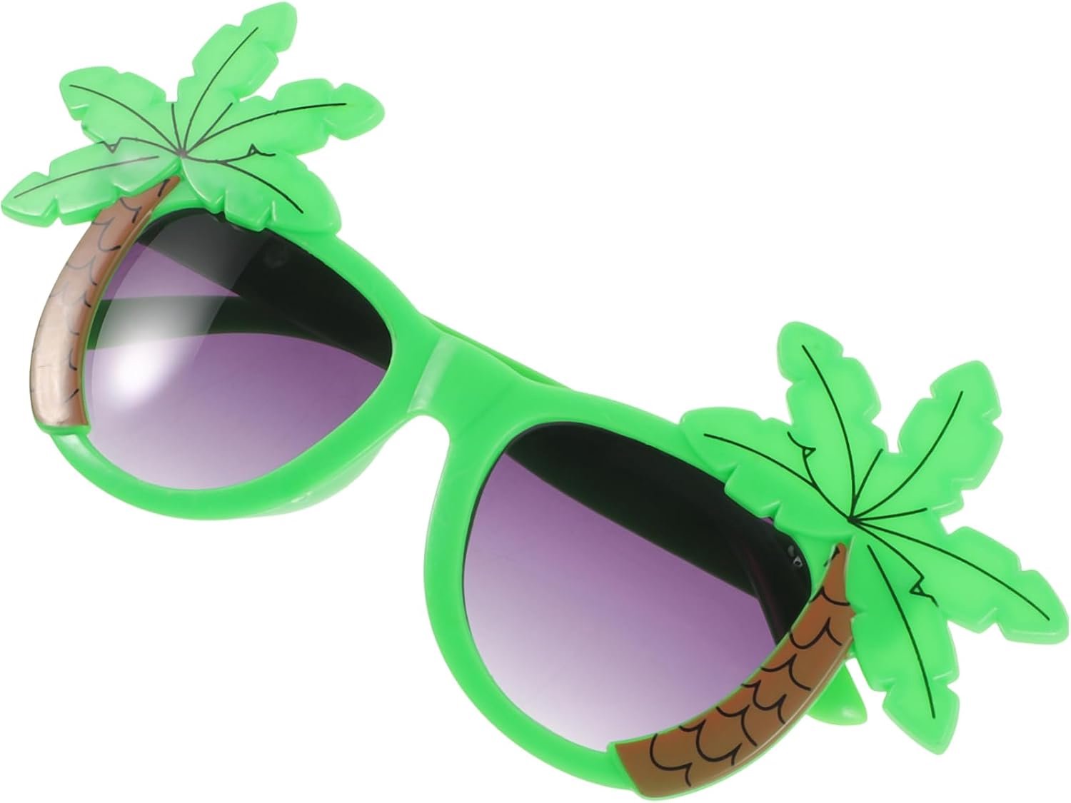 1 Paar Hawaiiaanse Feestzonnebrillen Met Thema Draagbare Luau-decoraties Voor Verjaardagsfotos
