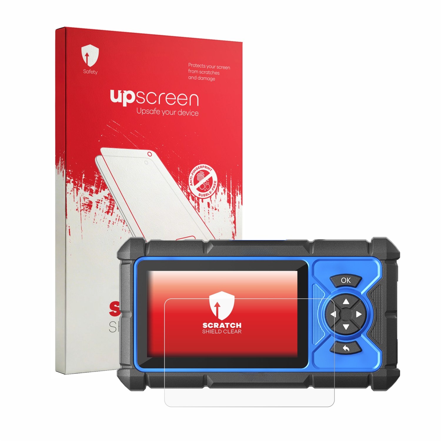 upscreen - Screenprotector voor Topdon ArtiDiag HD - Folie Beschermfolie transparant