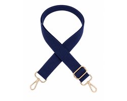 DOTBUY-SHOP Wide Shoulder Strap Adjustable Replacement Bag Strap, Navy Blue